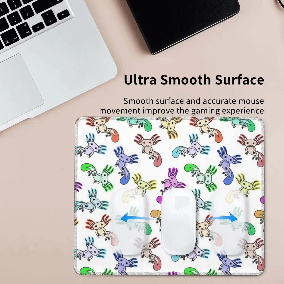

Axolotl Sea Animal Mouse Pad Computer Keyboard Mouse Mat Gamer PC Desk Mat Office Accessories Table Mats