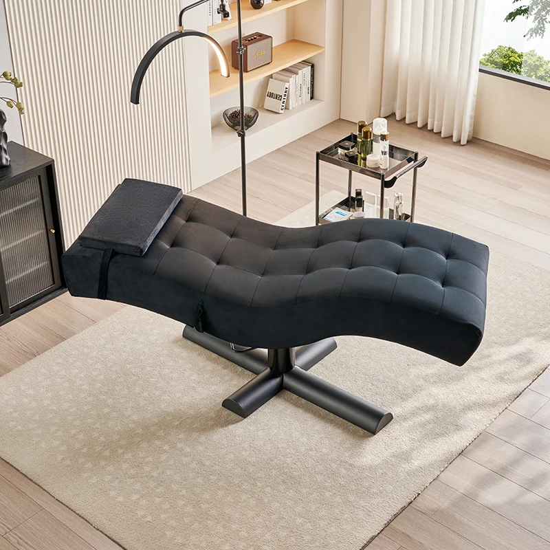 Salon Eyelash Bed Home Leisure Lounger Facial Spa Head Massage Bed Beauty Care Bed SPA Furniture