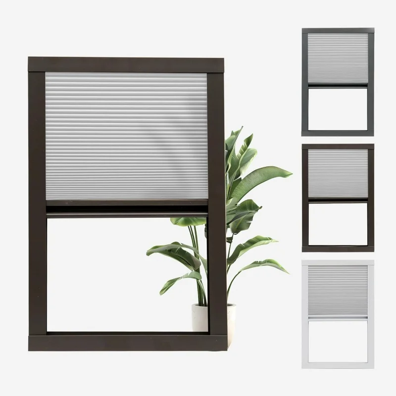 Custom Size Manual Skylight Blinds Blackout Honeycomb Shades Heat Insulation Cellular Curtains For Sloped Window Attic Roof