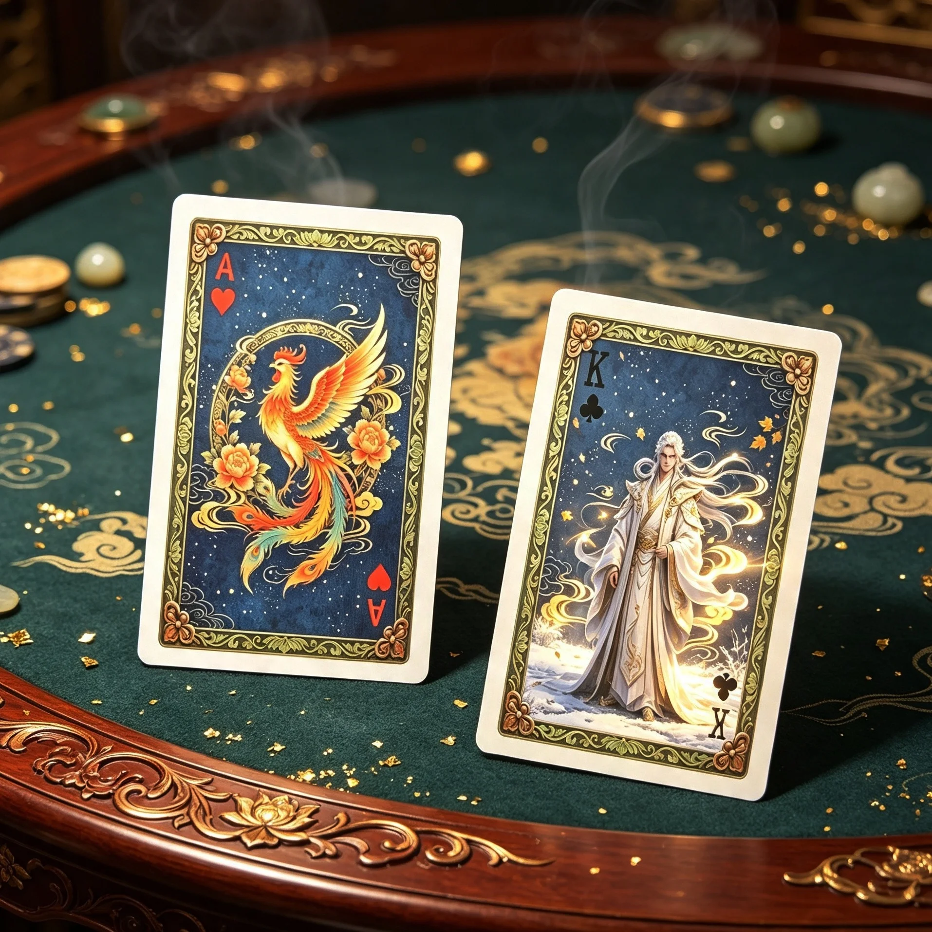 The new first national style of mountain and sea theme card 54 card party party entertainment card game