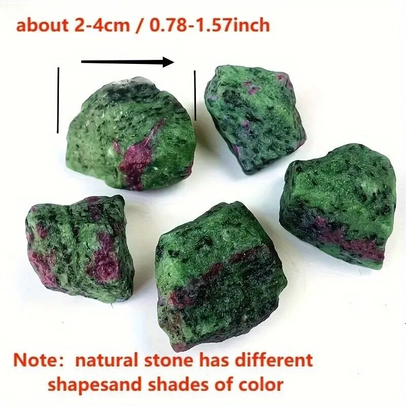 1/3/5pcs Natural Ruby Zoisite Crystal Aromatherapy Stone Meditation Gift Real Stone Lithotherapy Geology Accessories