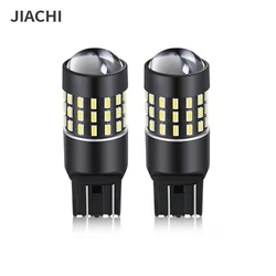 JIACHI Wholesale 100PCS T20 Led 7440 7443 Auto Car Lamp Lighting Brake Reversing Bulb W21W W21/5W 3014Chip 54SMD White Amber Red