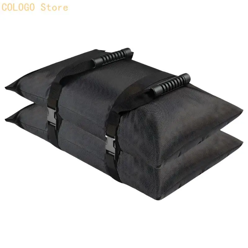 2Pcs Portable Fillable Sand Bags Oxford Cloth Weight Bag Weatherproof for D0LD