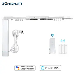 Zemismart Tuya WiFi Smart Curtain Track motorizzato scorrevole tenda motore Alexa Google Home Yandex Alice Voice Control Smart Life