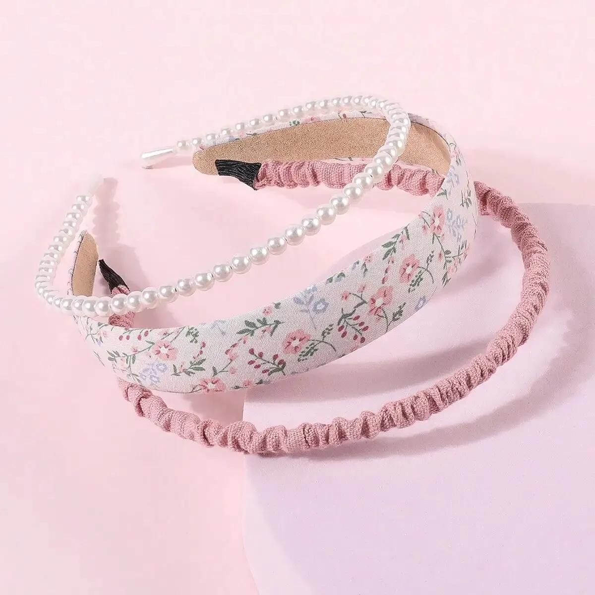 3Pcs Set Fashion Cloth Hair Bands for Women Headdress Girls Simple Headband Hairband Hair Hoop Hair Accessories Headwear