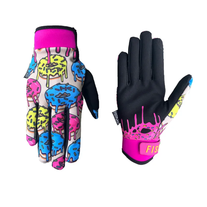 Donut motorcycle gloves, off-road, downhill mountain bike DH MX MTB outdoor sports, wear resistant elastic