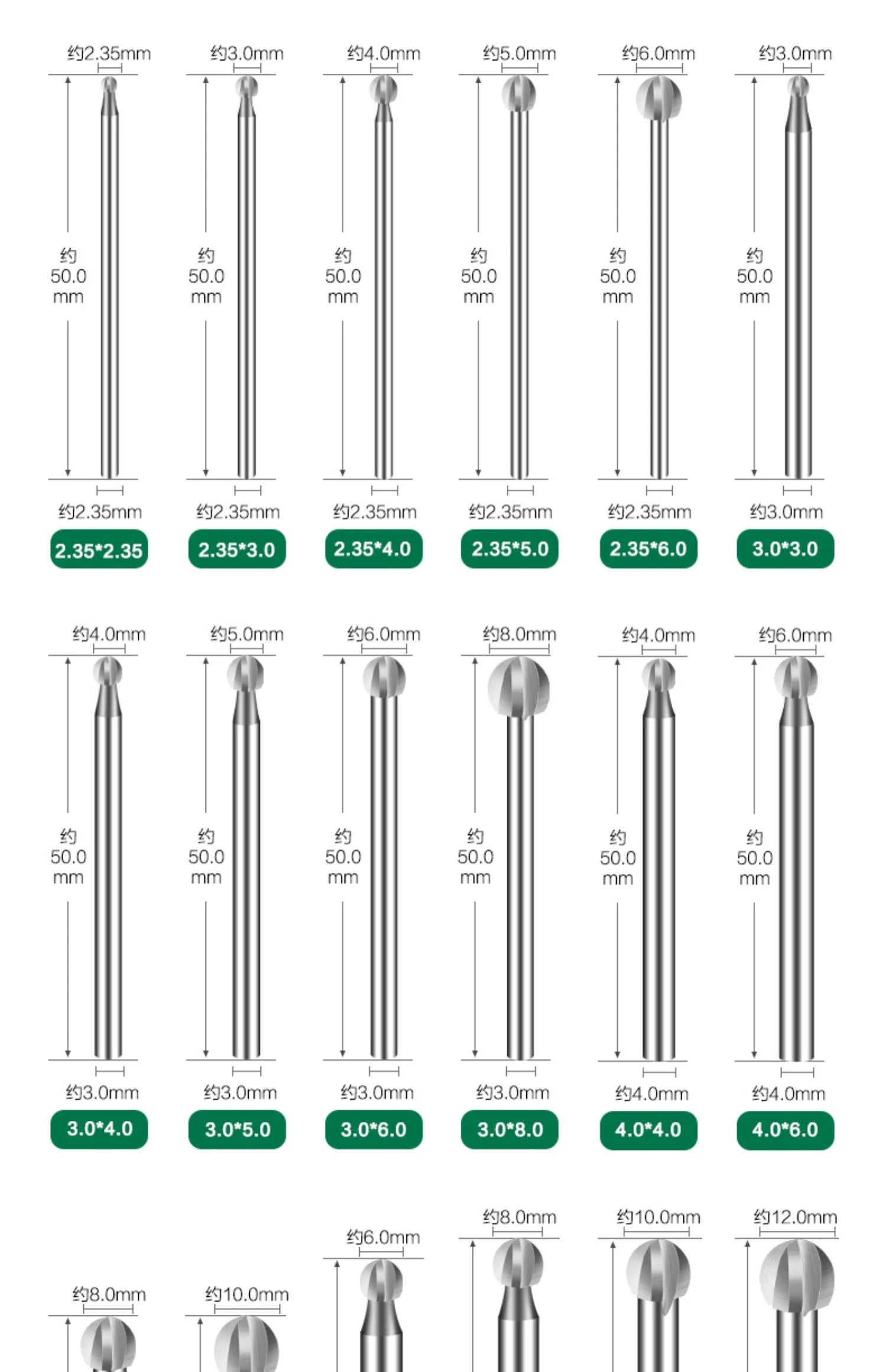Imagem -04 - Fresadora de Bola Elétrica Carving Woodworking Tool Moagem Polimento Precision Needle