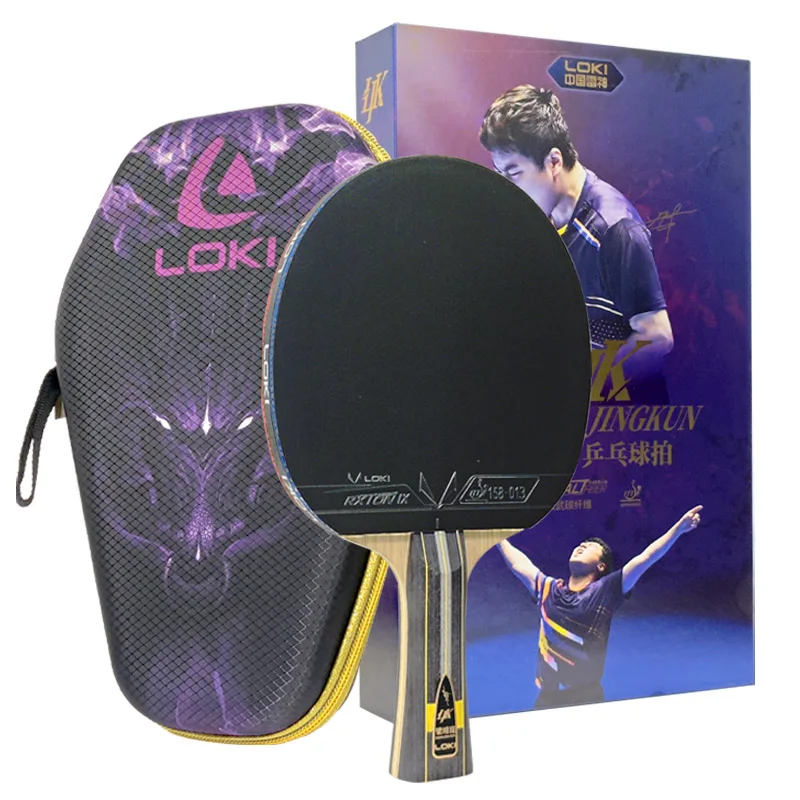 loki-professional-table-tennis-racket-basalt-carbon-blade-with-loki-prenium-rubber-pre-made-ping-pong-racket-paddle-with-case