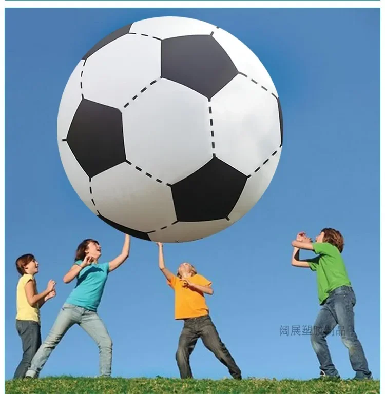 Balón de fútbol inflable de gran tamaño, pelota de playa, juguete para niños