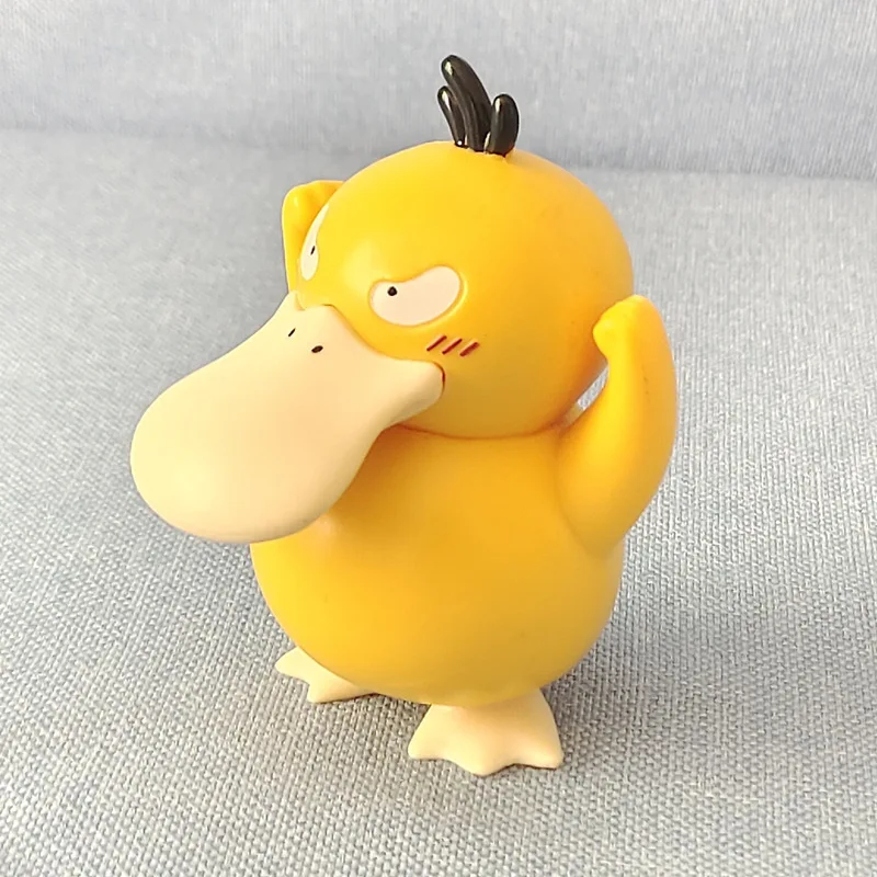 Figurka akcji Pokemon Anime Psyduck, urocze zabawki, figurki w wersji Q, dekoracja na biurko do samochodu, model, prezenty urodzinowe dla dzieci, kolekcje