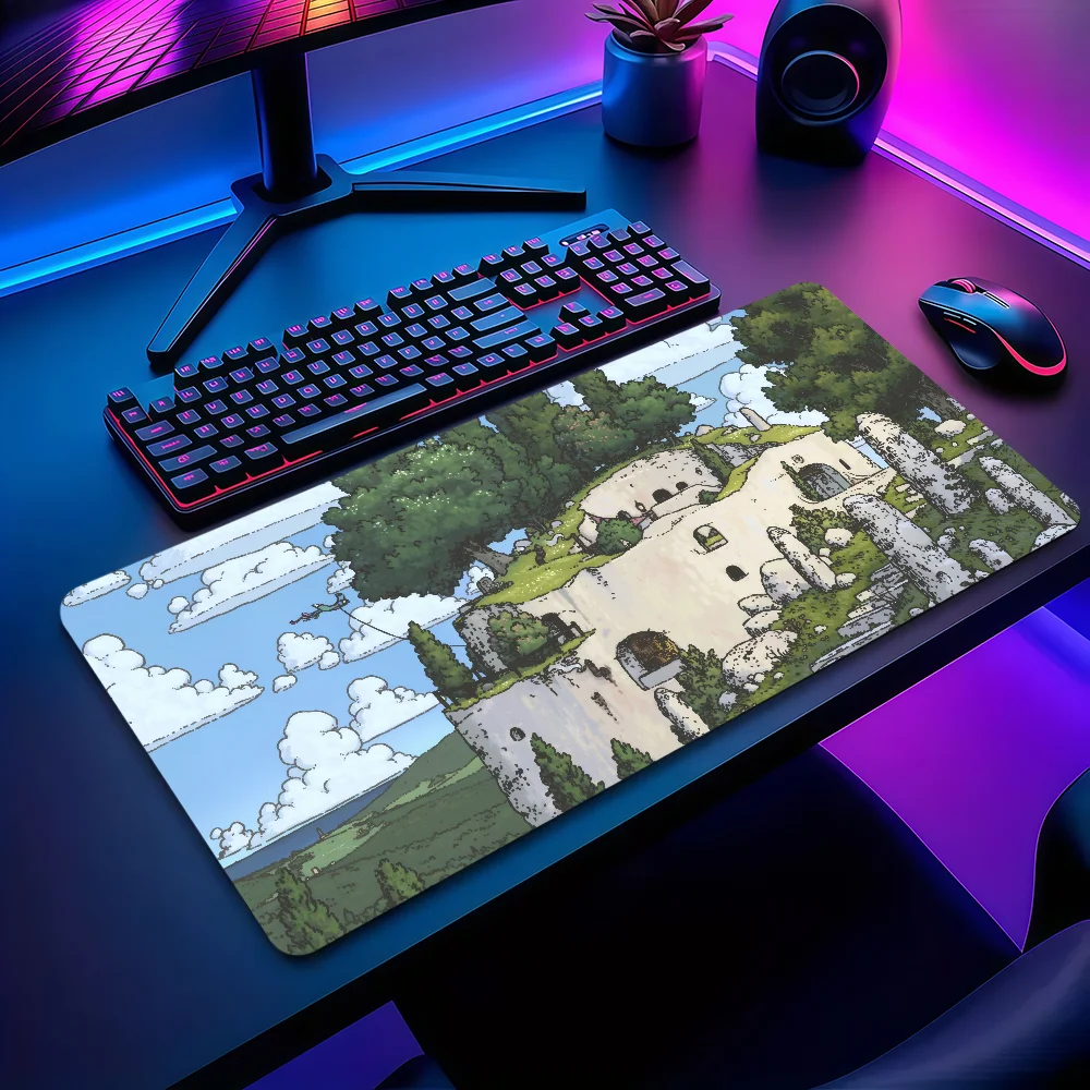 

Коврик для мыши Green Tree Plant S-Simon Hintermann, нескользящий, утолщенный, большой, с прошитыми краями, для офиса, учебы и игр