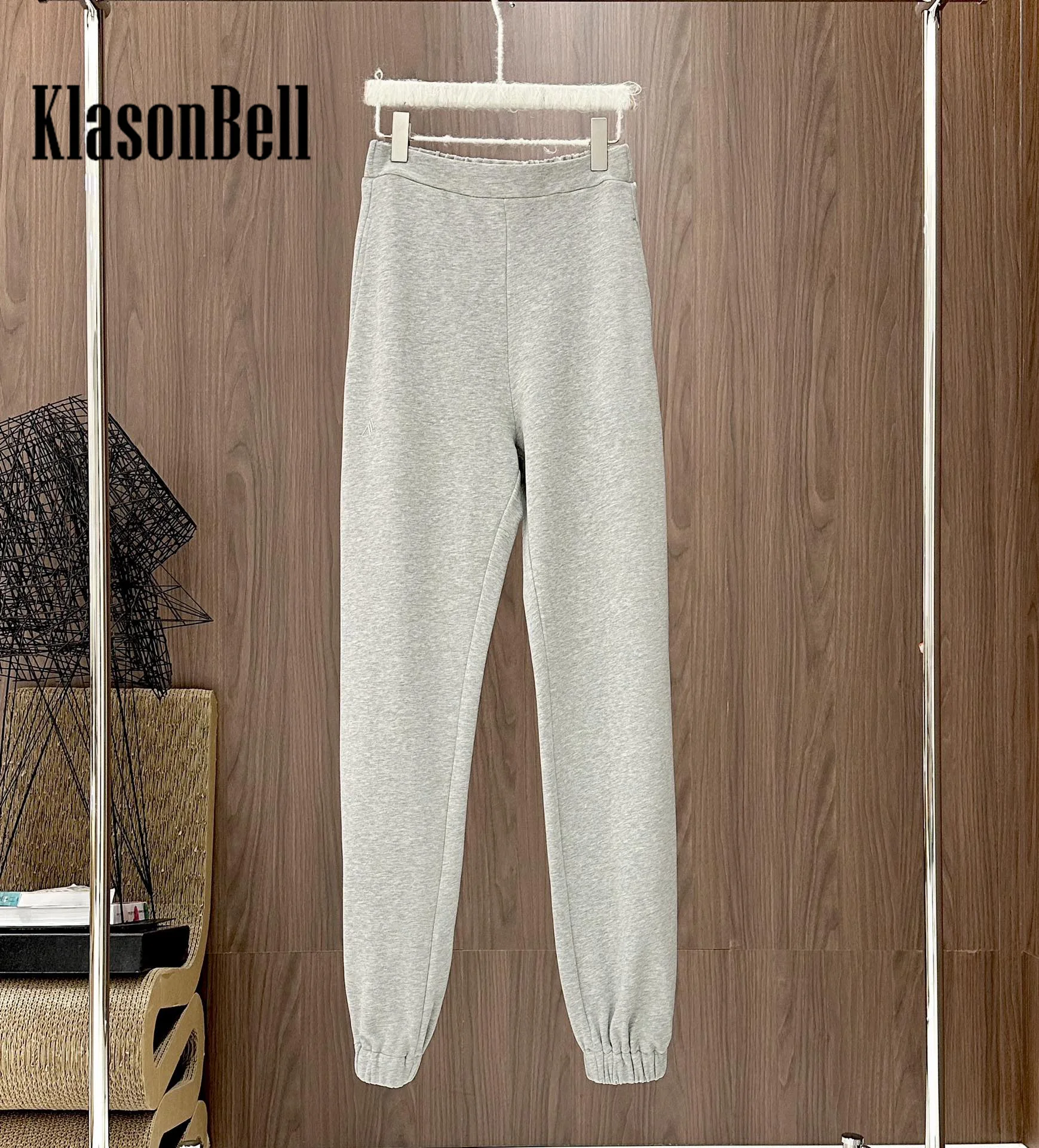 10.10 KlasonBell Women Clothes Letter Applique Loose Casual O-Neck Sweatshirt Or Elastic Waist Casual Sweatpants Set