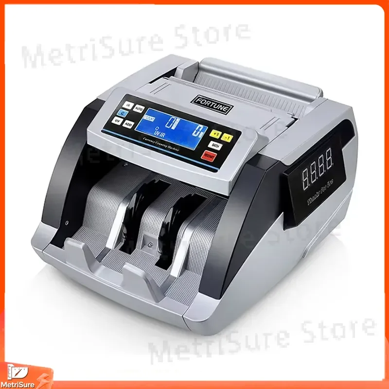 Newest Rechargeable Banknote Counter Cash  Money Counter Currency Detector Bill Counter for Office Home Business Use
