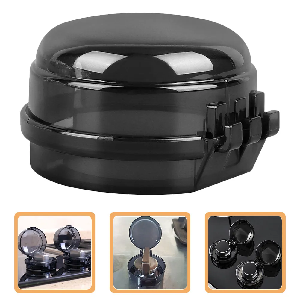 

2Pcs Stove Knob Safety Covers Gas Knob Childproof Protectors Universal Fit Easy Install Transparent Plastic for Kitchen Gas