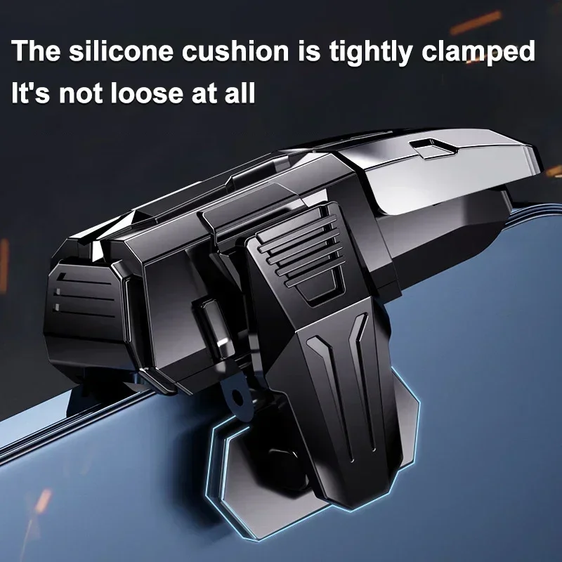 M01 6 أصابع لعبة الهاتف المحمول الزناد الهدف الحساسة مطلق النار L1 R1 مفتاح زر غمبد تحكم ل IOS أندرويد العالمي PUBG #4