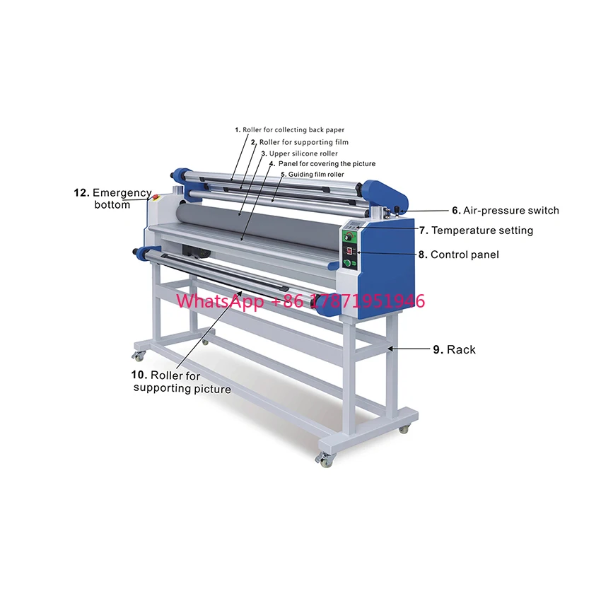 

High Quality Automatic roll laminator 1.6m Laminating Machine