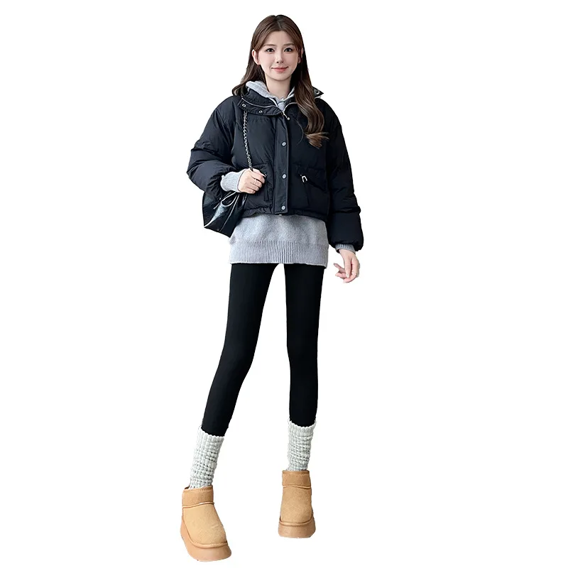 Pantalones de Yoga con forro de Fce de cintura alta, ropa de abrigo para mujer, pantalones de Arca, pantalones de capa Base de otoño, pantalones de Yoga ajustados de talla pequeña