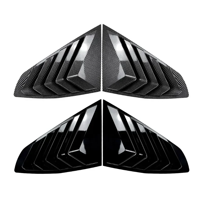 For BMW 4 Series G26 2020-2024 ABS Carbon Fiber Car Rear Side Window Rear Triangle Window Spoiler Louver Trim Car Accessories