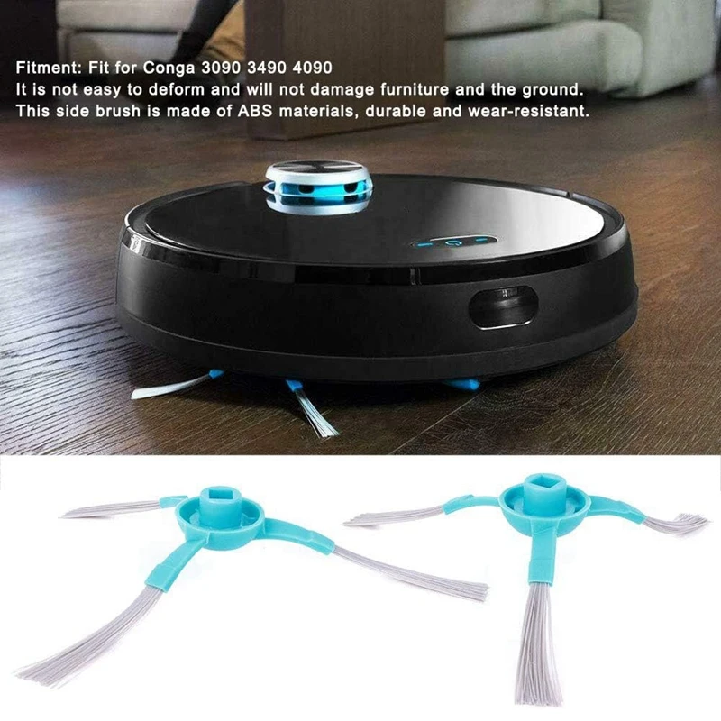قطع غيار مكنسة كهربائية روبوت ، فرشاة جانبية رئيسية ، فلتر ، ملحقات تنظيف منزلية ، Cecotec Conga, 11