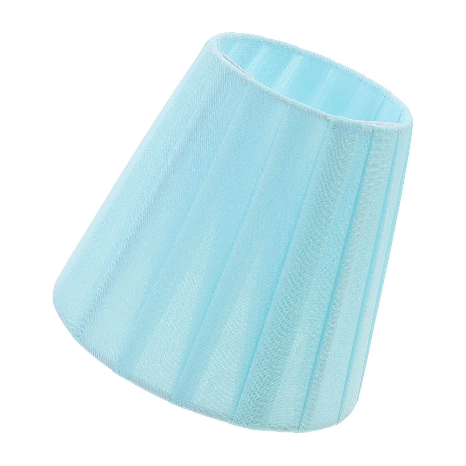 Elegant Pleated Fabric Lampshade for Desk Table Floor Lamp Home Decor Softens Light Sturdy Iron Frame Decorative Lampshades