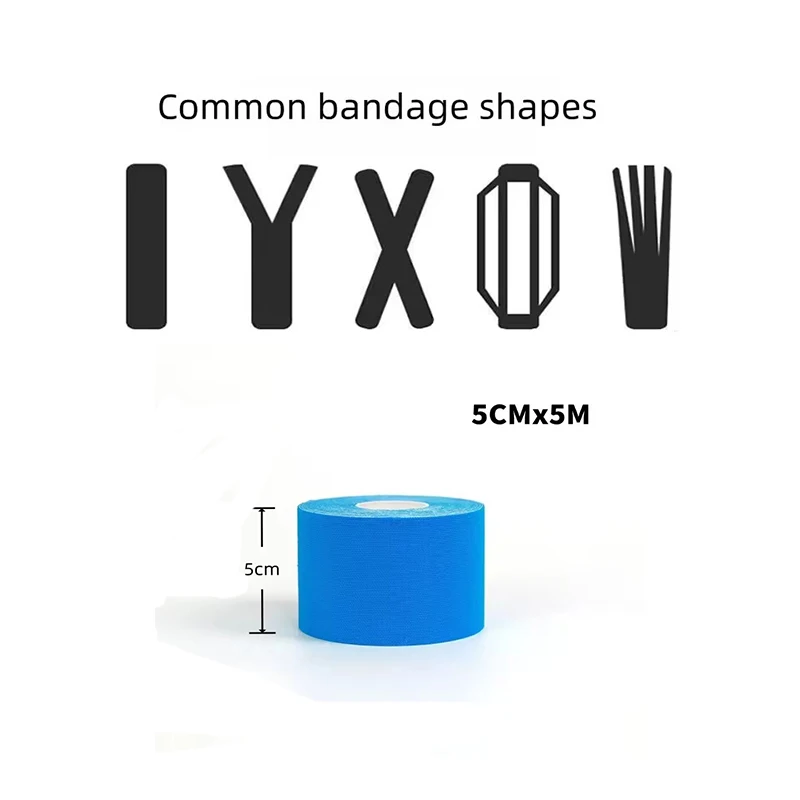 5CMX5M Muscle Recovery Patch Sports Elastic Tape Fitness Knee and Elbow Protection Elastic Fitness Equipment
