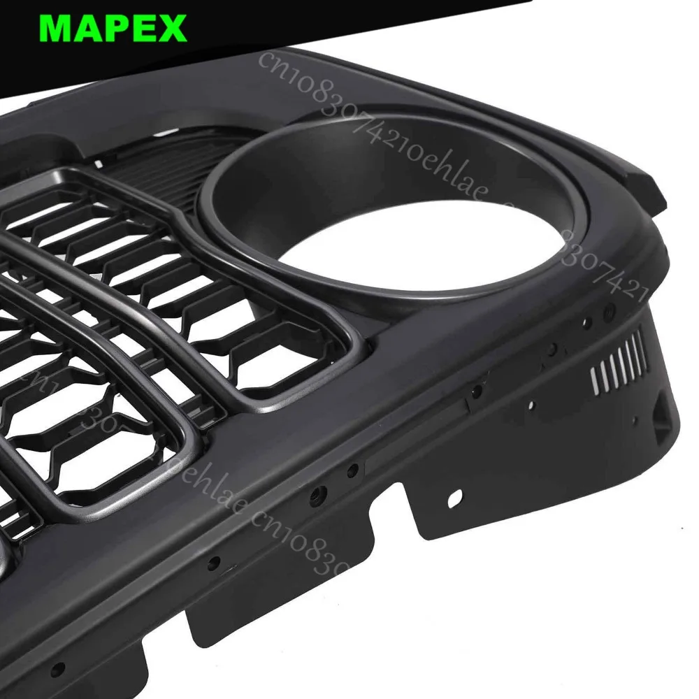 2018-2024 Front Grille Black Mesh Grille Fit for Jeep Wrangler JL / Gladiator JT NEW