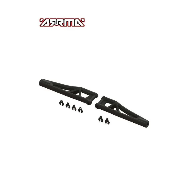 Original ARRMA ARA330655 Front Upper Suspension Arms 120m For BIG ROCK FIRETEAM KRATON NOTORIOUS TALION OUTCAST Rc Part