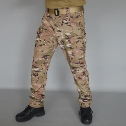 Pantalones tácticos de carga con cinturón para senderismo
