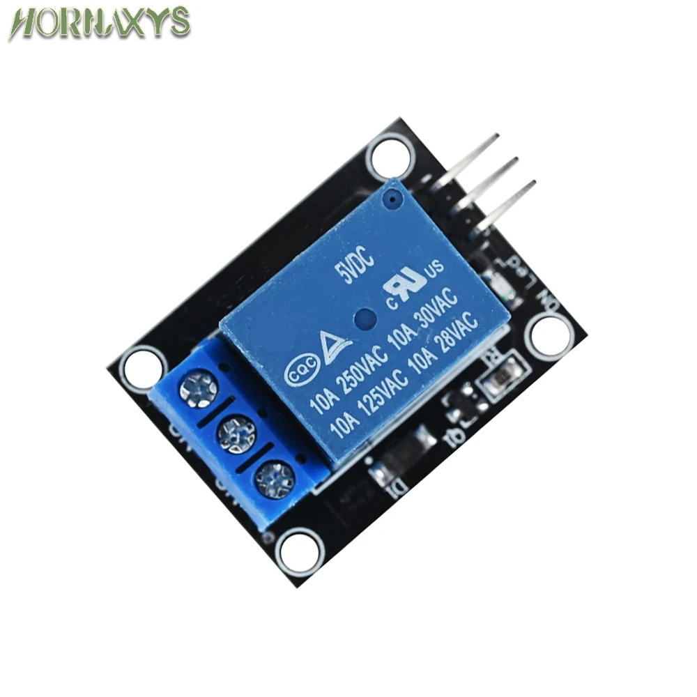 10/5 szt. Moduł przekaźnikowy 5V 1 kanałowy z transoptorem KY-019 1-drożny dla Arduino