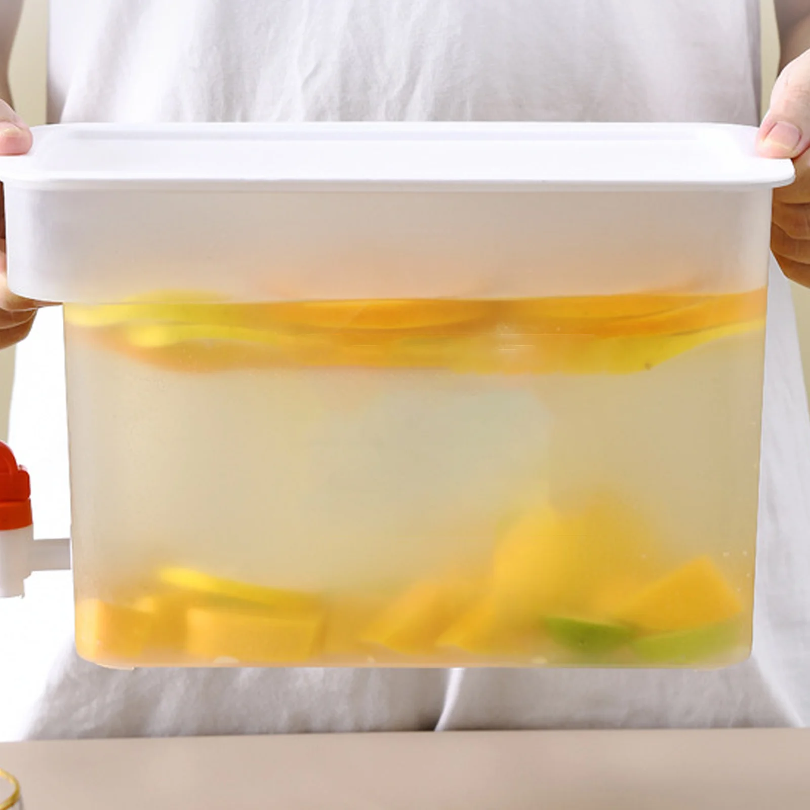 

3.5L Cold Kettle With Faucet For Home Hotel Restaurant Use Bucket Juice Jug Refrigerator Water Pitcher Kitchen Supply