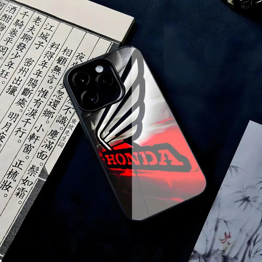 H-hondaes Motorcycle Phone Case For SAMSUNG S24 S22 S20 ULTRA S21 S30 23 Note5 S8 Plus S9 S10E Lite PC+TPU Funda