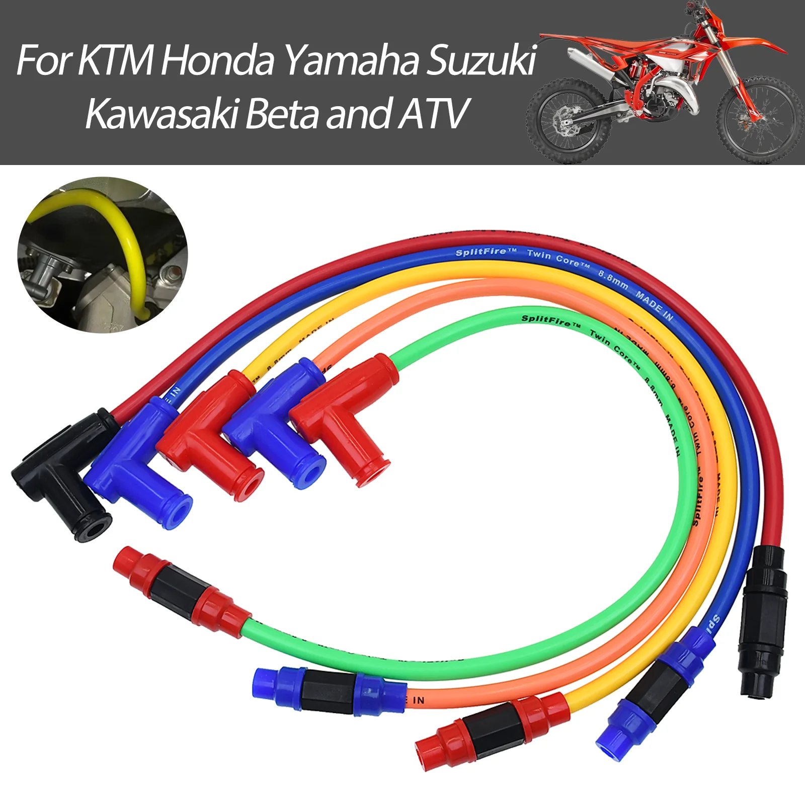 High Performance Anti-Interference Motorcycle Ignition System Kit Stable Improve Throttle Response Motocross Upgrade Accessories
