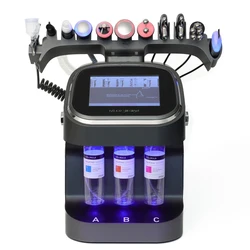 10 in 1 Facial Hydro Dermabrasion Machine Benchtop Black Pearl Skin Management Water Jet Auqa Peel Skin Care SPA Beauty Device