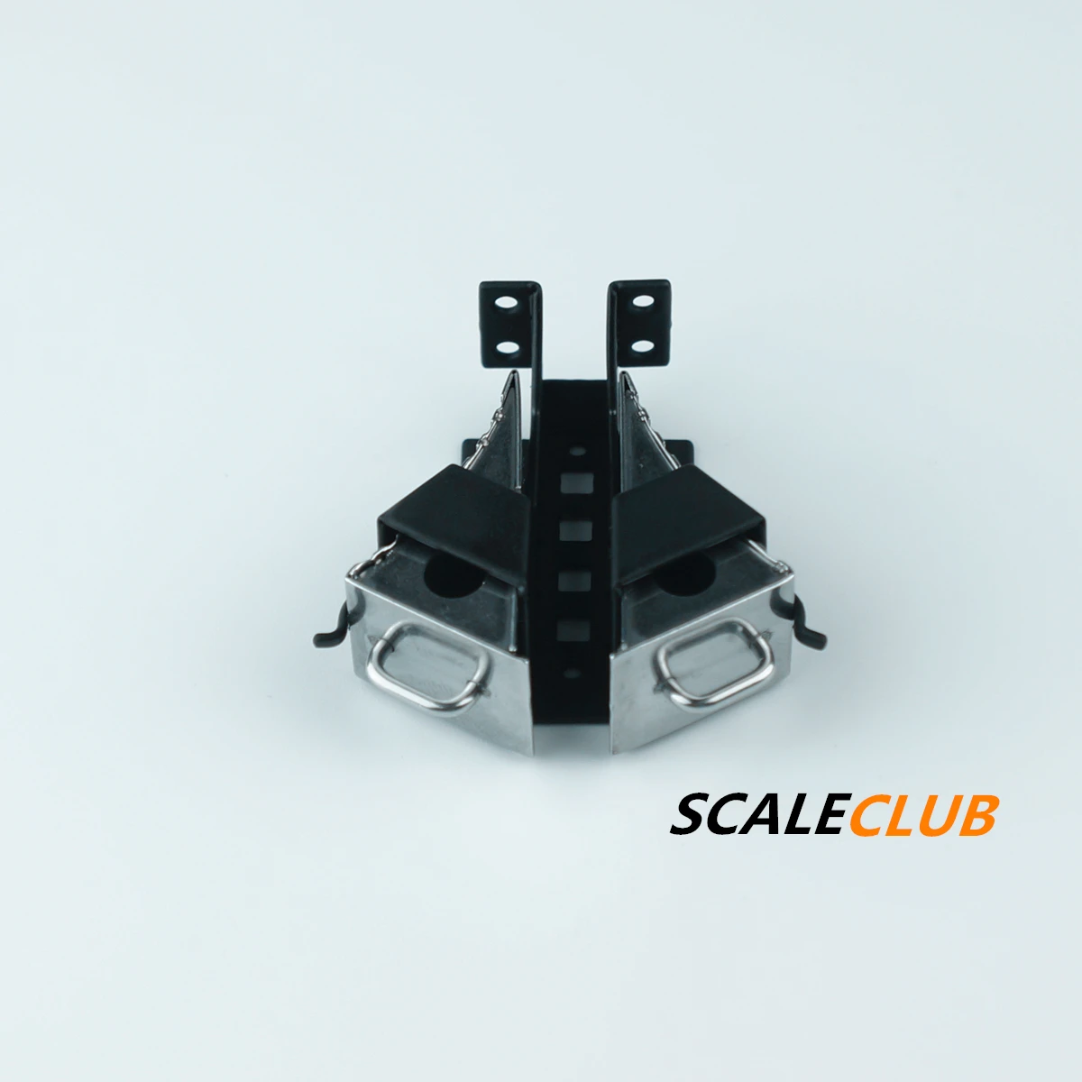 Scaleclub modelo 1:14/16 tapón Universal para estante de neumáticos de repuesto de Metal con cabeza de arrastre para Tamiya Lesu Rc camión remolque volquete