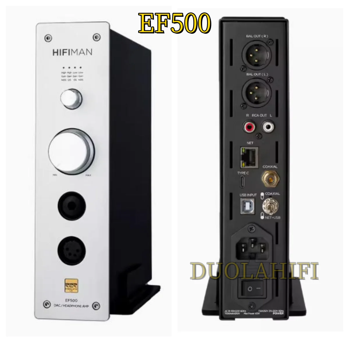 

HIFIMAN/EF500 Decoder Ear Amplifier Integrated Machine Desktop R2RDAC Digital Streaming Network Player