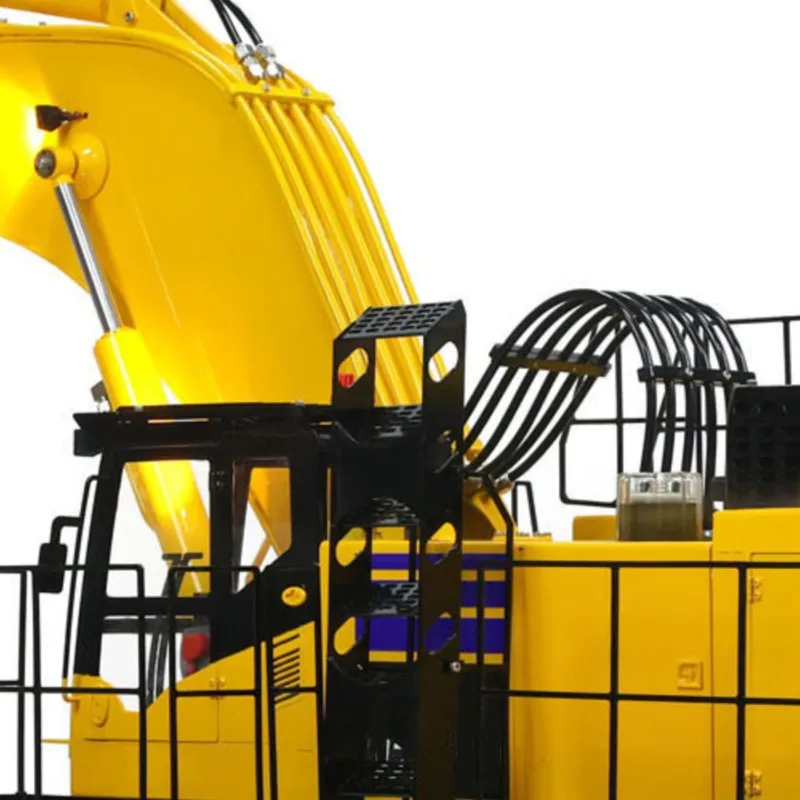 Excavadora hidráulica RC a escala 1/8 PC1250, construcción de Metal resistente, Radio Control TOUCAN, camión excavador terminado, vehículo Tot