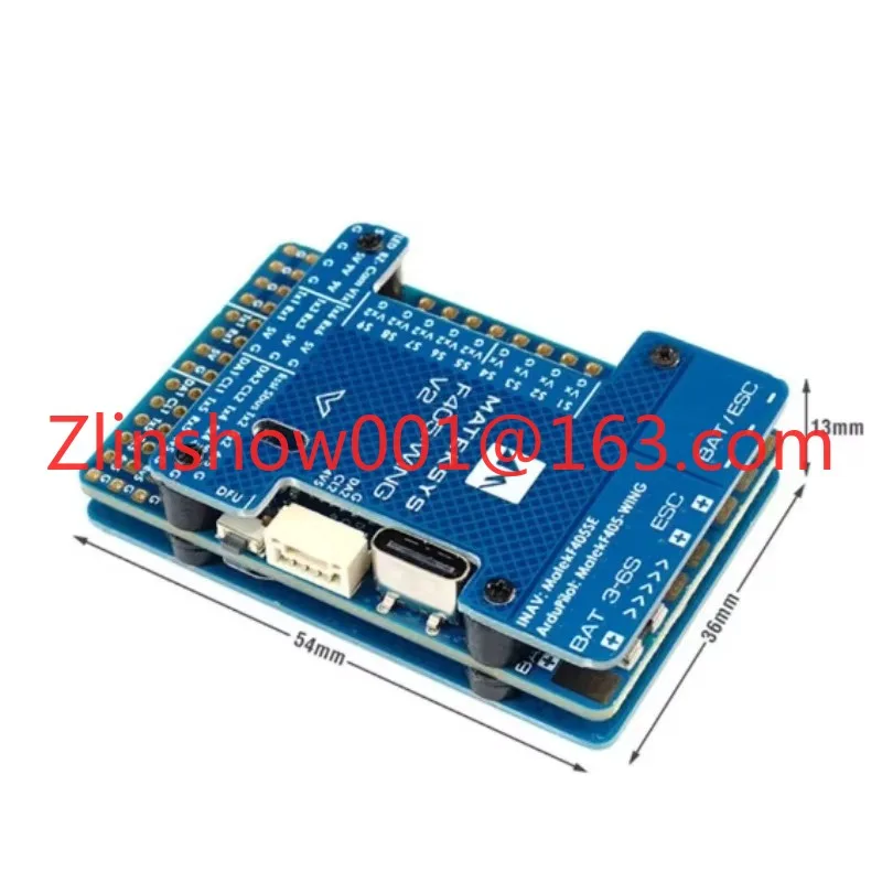 F405-WING-V2 FC Baro/OSD/Blackbox Flight Controller for ArduPilot/INAV RC Toy Airplane Drones Accessories