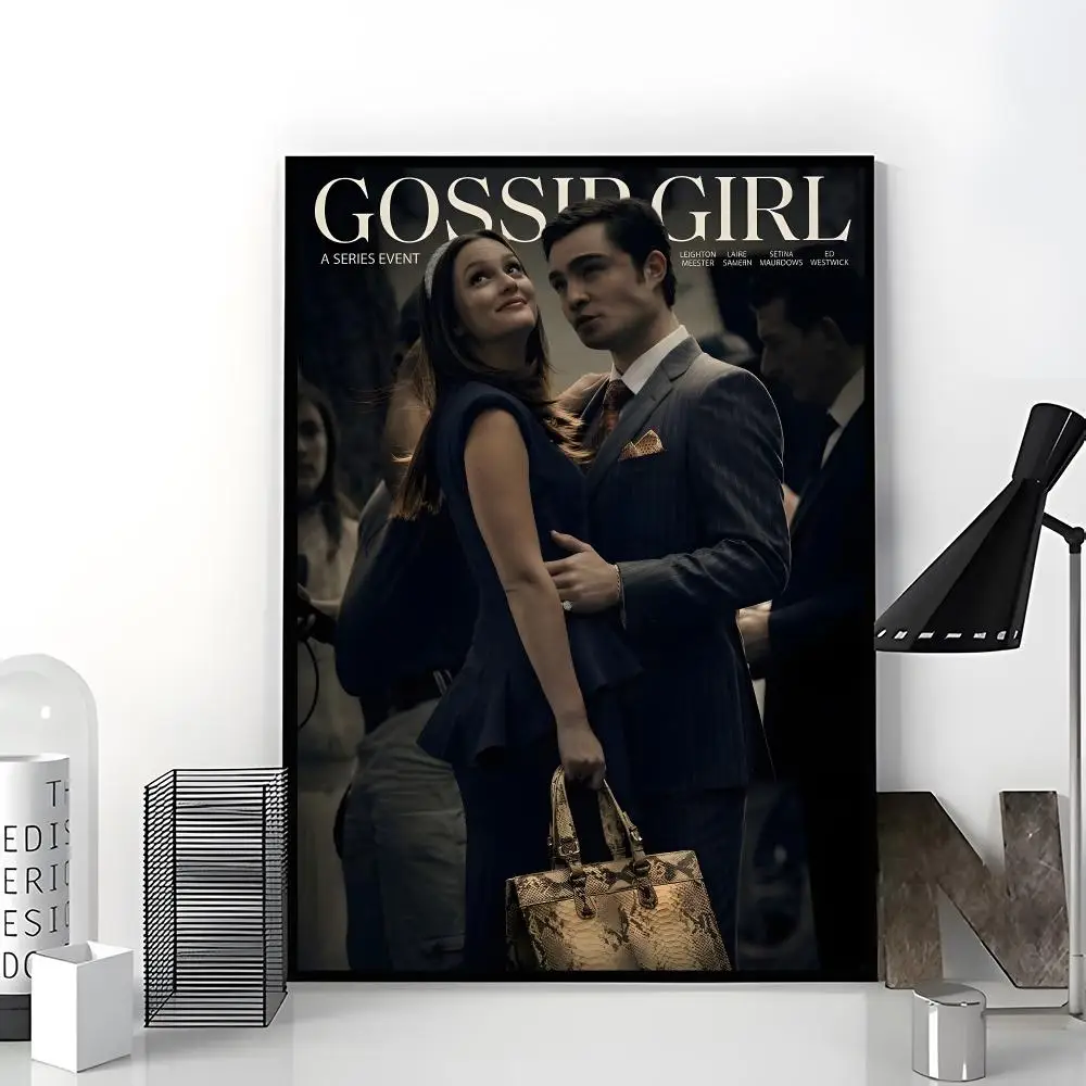Drama Series G-gossip Girl Poster Trendy Aesthetic Wall Art Poster for Dorm Room Bedroom Decor