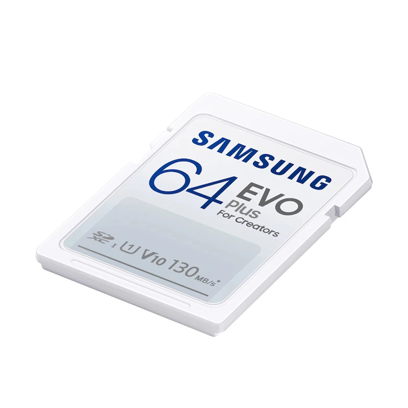 SAMSUNG EVO Plus/PRO PLUS SD Card 64GB U1 V10 128GB 256GB SDXC V30 U3 Transfer Speed up to 130MB/s-180MB/s Camera Memory Card