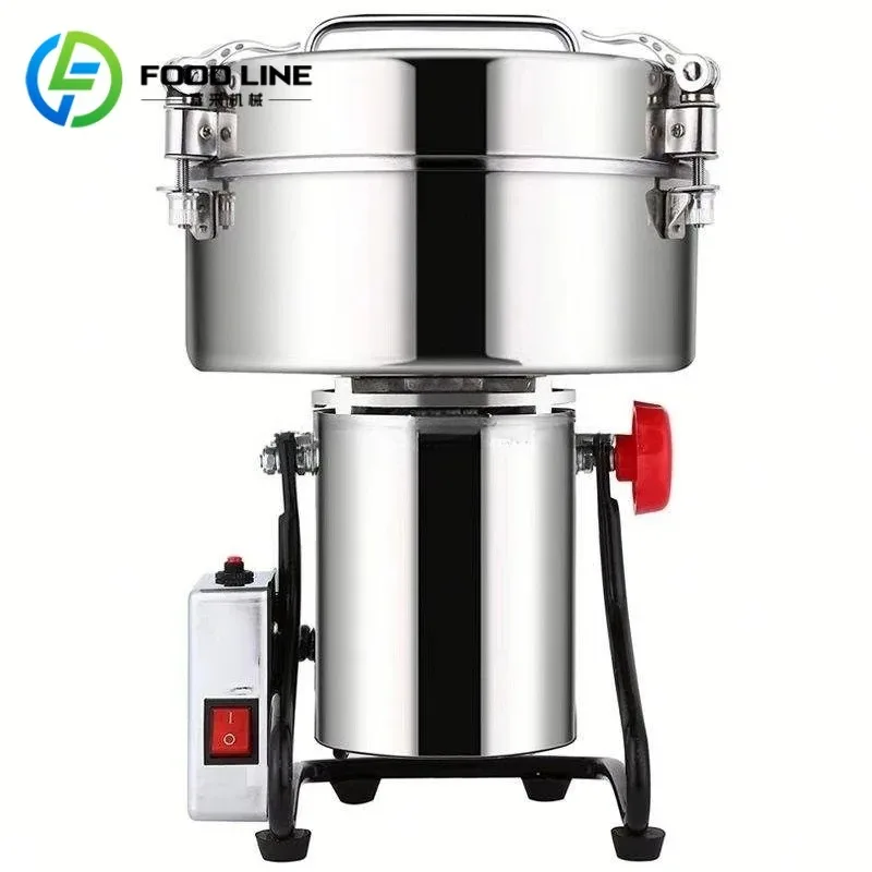 Stainless Steel Ultra-Fine Powder Grinder Small Household Use Chinese Herbal Medicine Grain Mill Spice Customized