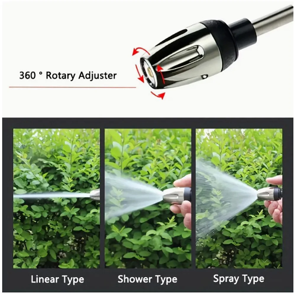 High Portable Automobiles Cleaning Tool Garden Lawn Watering Hose Nozzle Foam Lance High Pressure Sprinkler Water Gun Car Washer
