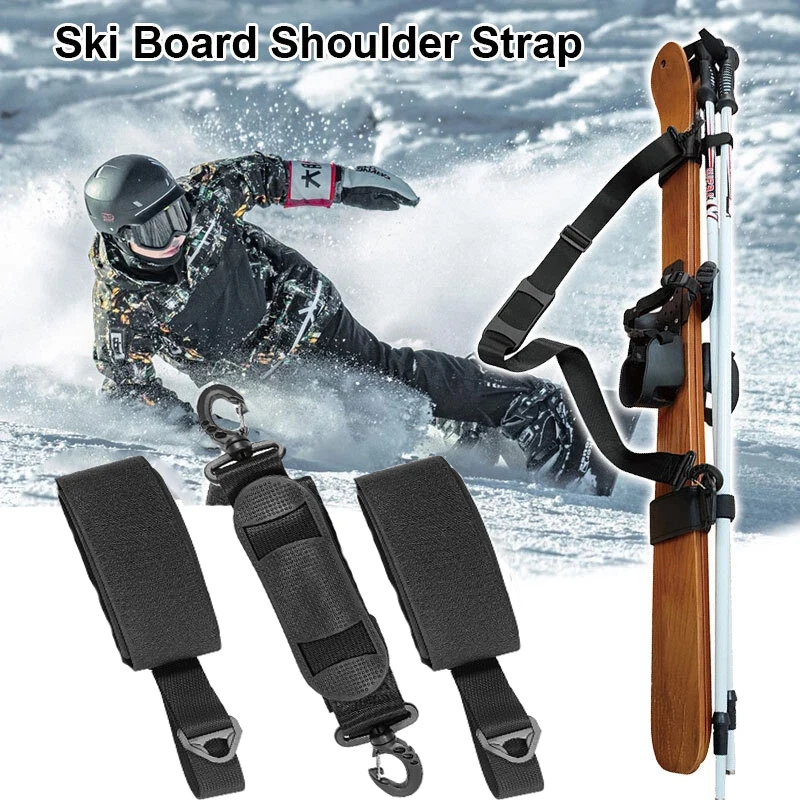 

Snowboard Shoulder Carry Strap Tote Straps Adjustable Sponge Plastic Ski Carrier Strap Snowboard Carry for Skiing Accessories