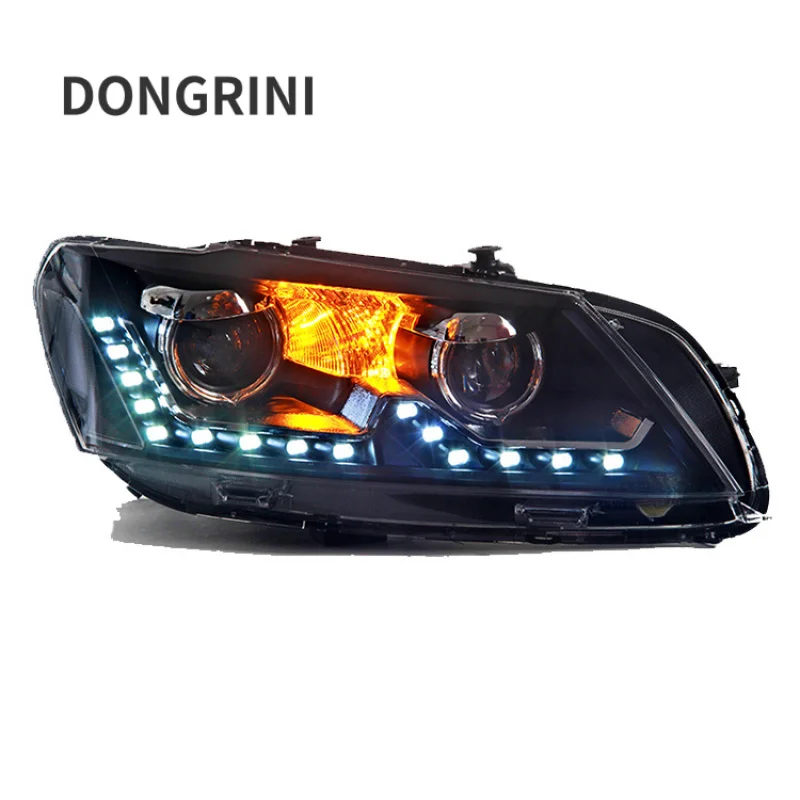 Car bumper 2011-2015 bi xenon high low beam headlight LED headlights for VW Volkswagen Passat B7