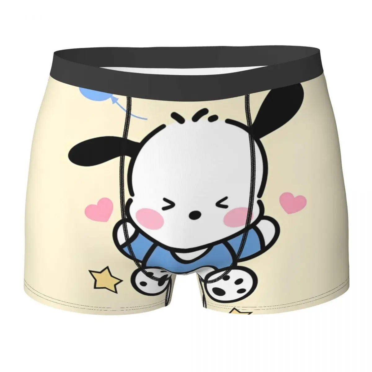 

Нижнее белье с героями мультфильмов Pochacco, удобные трусы-боксеры с принтом для мужчин, сумка большого размера, багажник