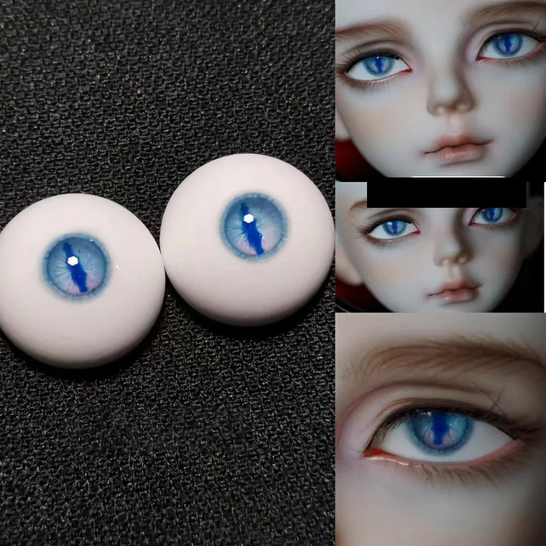 Neue Harz Augen Puppe Augapfel Katzenaugen Puppe Zubehör Für 1/6 1/8 1/3 BJD Puppe OB11 DIY Handgemachte Augapfel 10mm/12mm/14mm/16mm – Detail 5