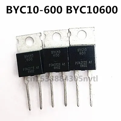 

Original 10pcs/ BYC10-600 BYC10600 TO-220-2 600V 10A