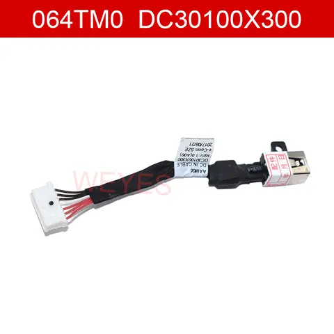 64TM0 064TM0 DC30100X200 DC30100X300 Voor Dell Xps 15 9550 9560 9570 P56F Precisie 5510 5520 5530 5540 M5510 M5520 DC-IN kabel