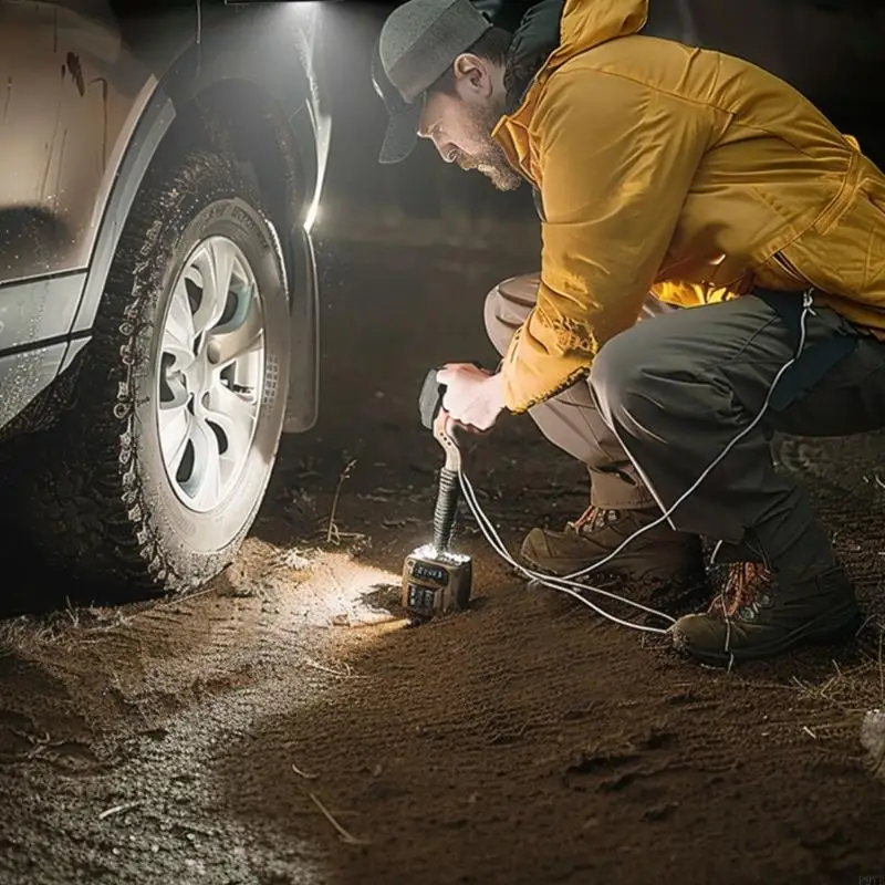 ชาร์จแม่เหล็กทำงานไฟฉายกันน้ำอลูมิเนียมอัลลอยด์สำหรับกลางแจ้ง Camping ไฟฉุกเฉิน P9YB