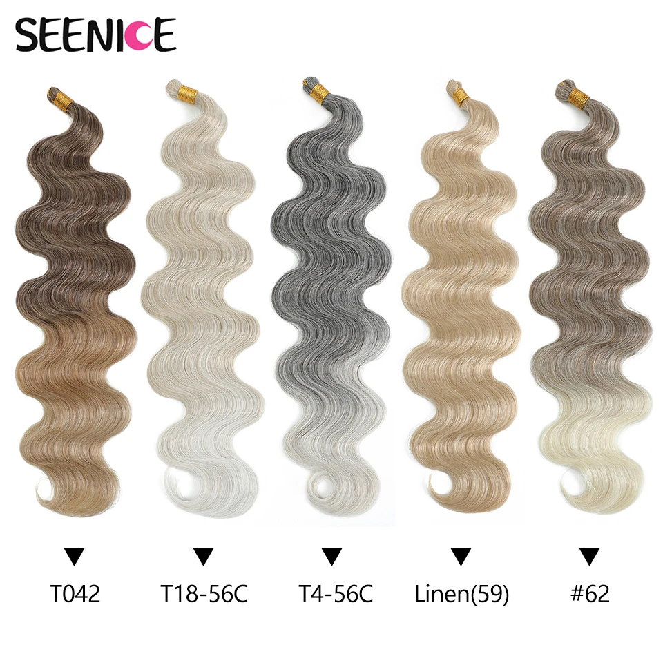 

Colorful Body Wave Crochet Hair 24 Inch Soft Natural Synthetic Braid Hair Extensions Deep Ocean Wave Twist Crochet Braids Hair