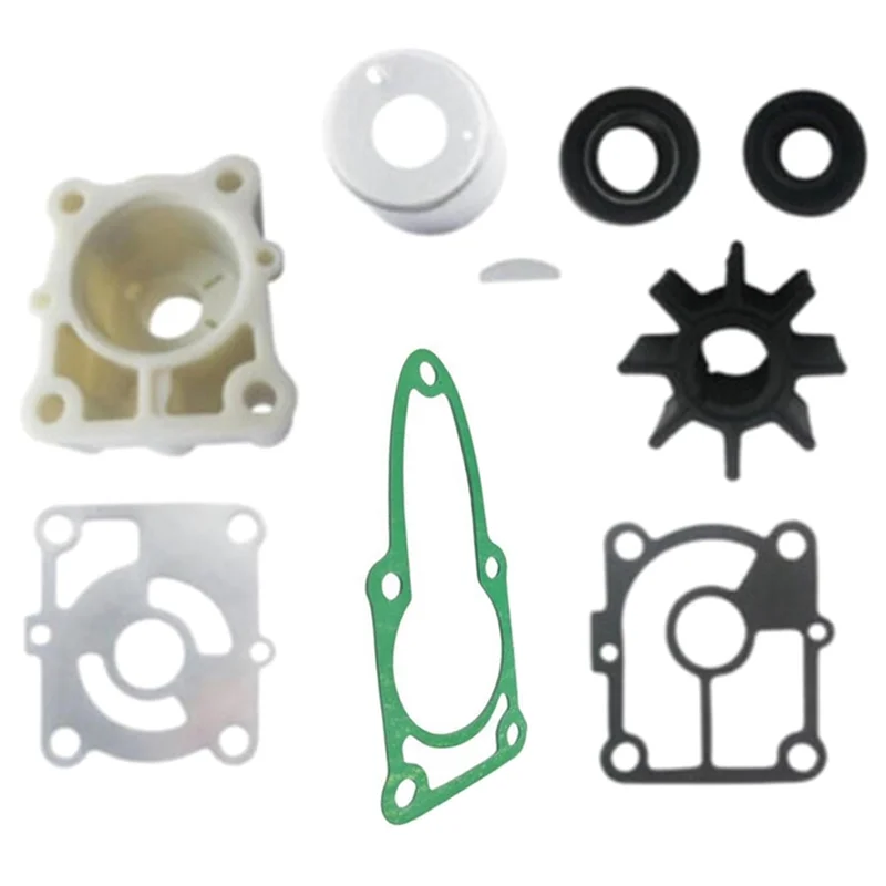 

Water Pump Impeller Repair Kit 8M0135821 For Outboard Mercury Mariner 9.9 10 15 20 HP EFI Seapro 333Cc 2-Cyl 8M0137849